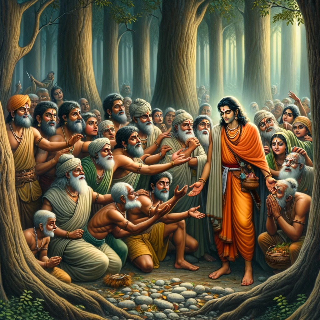 The Citizens of Ayodhya Try to Persuade Rama to Return